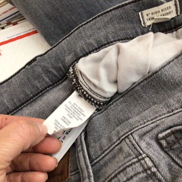 MADEWELL Skinny Jeans Grey 26 - Picture 9 of 9